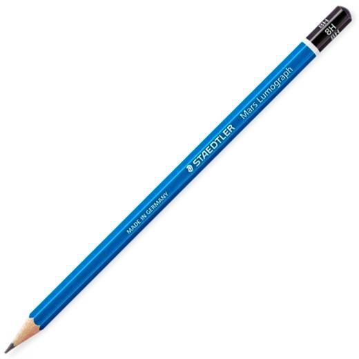 Staedtler Lápiz De Grafito Mars Lumograph 100 8H Caja 12 Ud