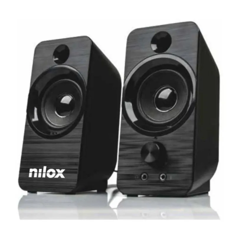 Nilox Altavoces PC 6W USB Negro