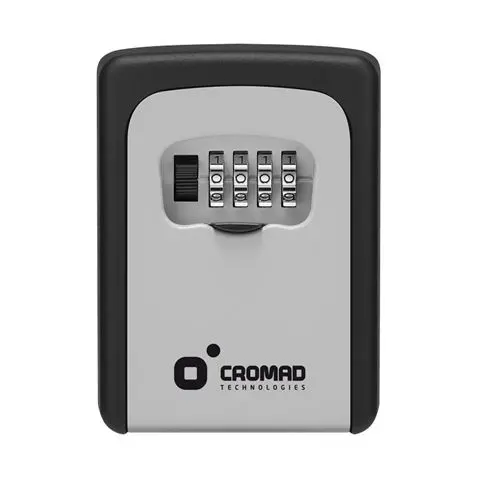 Cromad Caja de Seguridad para Llaves con Combinación Personalizable de 4 Dígitos