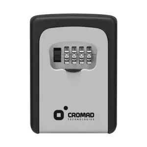 Cromad Caja de Seguridad para Llaves con Combinación Personalizable de 4 Dígitos