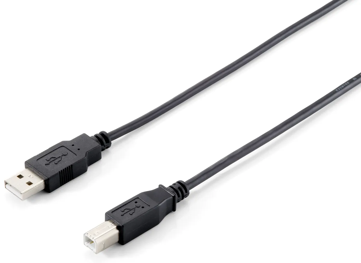 Cable Usb-A 2.0 A Usb-B 1,8M Equip 128860 - Conectividad Confiable