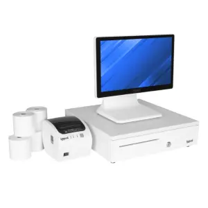 Iggual Pack Completo TPV Blanco 15,6" N100 30PW EASY80W