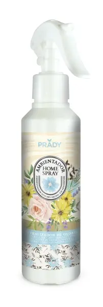 Prady Ambientador Home Spray Nuetralizador de Olores - Frasco de 220 ml - Spray Pulverizador