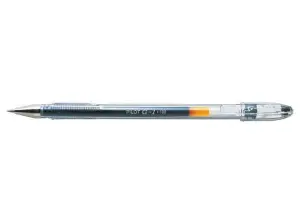 Pilot Bolígrafo de Gel G1 Recargable 0.5mm Punta Bola Cuerpo Transparente Negro