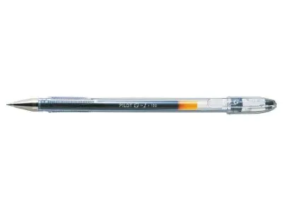 Pilot Boligrafo De Gel G1 - Recargable - Punta De Bola 0.5Mm - Trazo 0.3Mm - Cuerpo Transparente - Color Negro