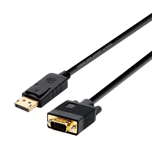 Aisens Cable Conversor DisplayPort a VGA DP/M-VGA/M 2.0m Negro