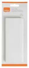 Nobo Pack de 10 Recambios para Borrador Magnético 1901433 de Pizarra Blanca