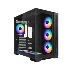 Sama V52 Caja Torre ATX Cristal Templado, 2 x USB-A 3.0, USB-C 3.2, 7 Ventiladores ARGB, Negro