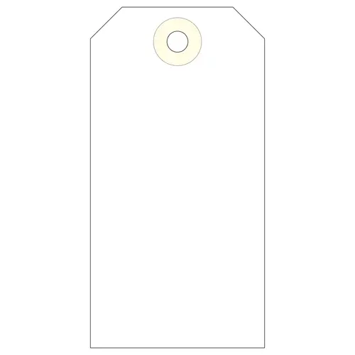 Apli Etiquetas Colgantes con Arandela 100x51mm Caja de 1000 Crema