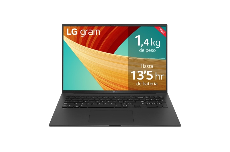 Lg Gram 17Z90R-E.ad75B Portatil 17" Intel Evo Core Ultra 7 155H - 32Gb - 512Gb Ssd - Rtx 3050 - W11 Home 64 - Color Negro - Teclado Qwerty (Es)