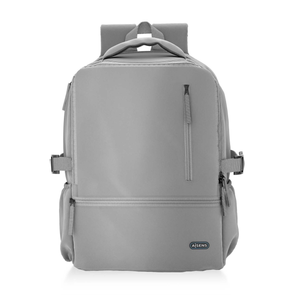 Aisens Mochila Deportiva Repelente Al Agua Para Portatil 15,6 - Color Gris