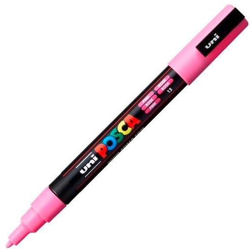Posca Marcador  Pc-3M Punta Cónica 0,9 - 1,3 Mm Rosa