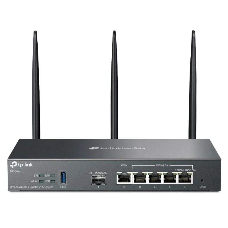 Tp-Link Er706W Router Wifi6 Omada Ax3000 Doble Ban