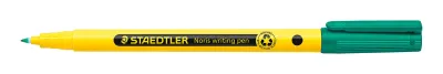 Staedtler Noris Rotulador Punta Fina 0.6mm Tinta Base Agua Cuerpo 97% Plástico Reciclado Verde