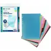 Carchivo Separadores A4 PP Extra Fuerte 10 Posiciones Colores Metal