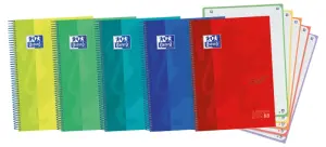 Oxford Europeanbook A4+ Tapa Extradura Resistente 120 Hojas Cuadricula 5x5