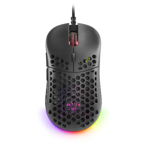 Mars Gaming MM55 Mouse RGB Chroma 12800 DPI Diseño Hive Black