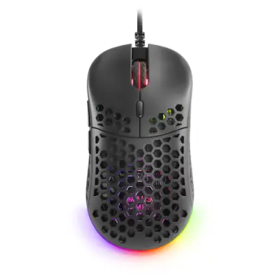 Mars Gaming MM55 Mouse RGB Chroma 12800 DPI Diseño Hive Black