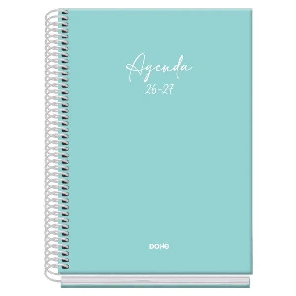 Dohe Agenda Escolar 26/27 A5 Semana Vista Papel Offset 70g Cubierta Cartón Verde