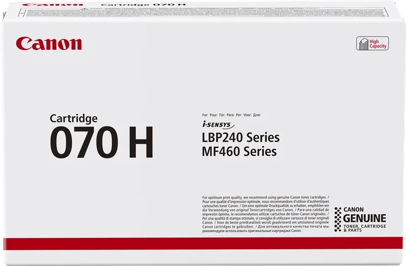 Canon 070H Negro Cartucho De Toner Original - 5640C002