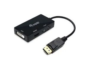 ADAPTADOR DISPLAYPORT A VGA / HDMI / DVI EQUIP 133441