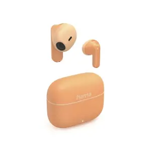 Hama Freedom Light II Auriculares Inalámbricos Bluetooth con Micrófono - 20h Autonomía, USB-C, Naranja