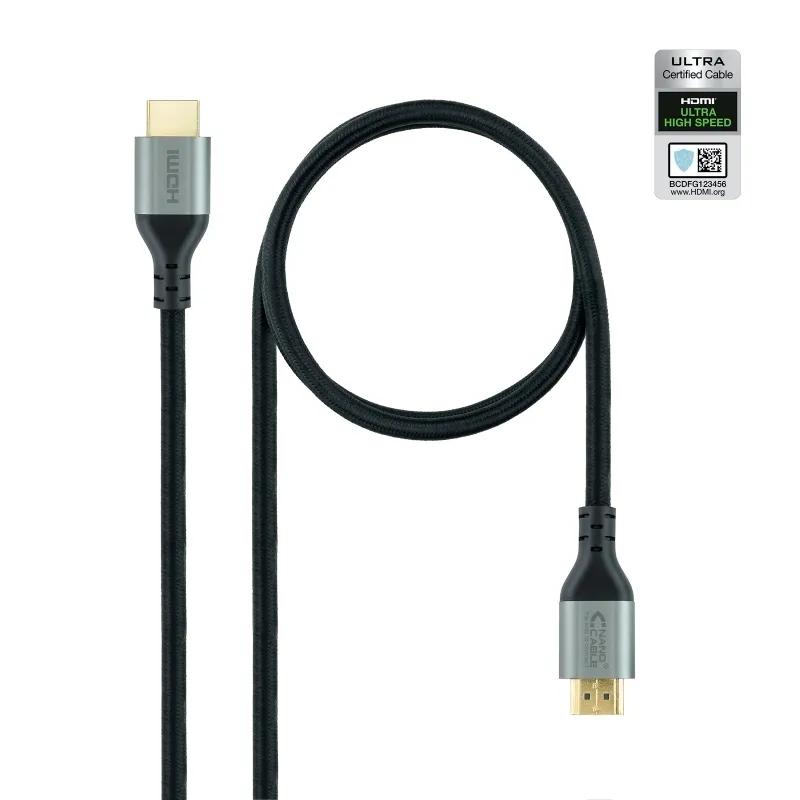 Nanocable Cable Hdmi 2.1 Certificado Ultra Hs 1 M
