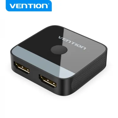 Vention Switch/Splitter HDMI Hembra a 2x HDMI Hembra 4K Bidireccional Negro