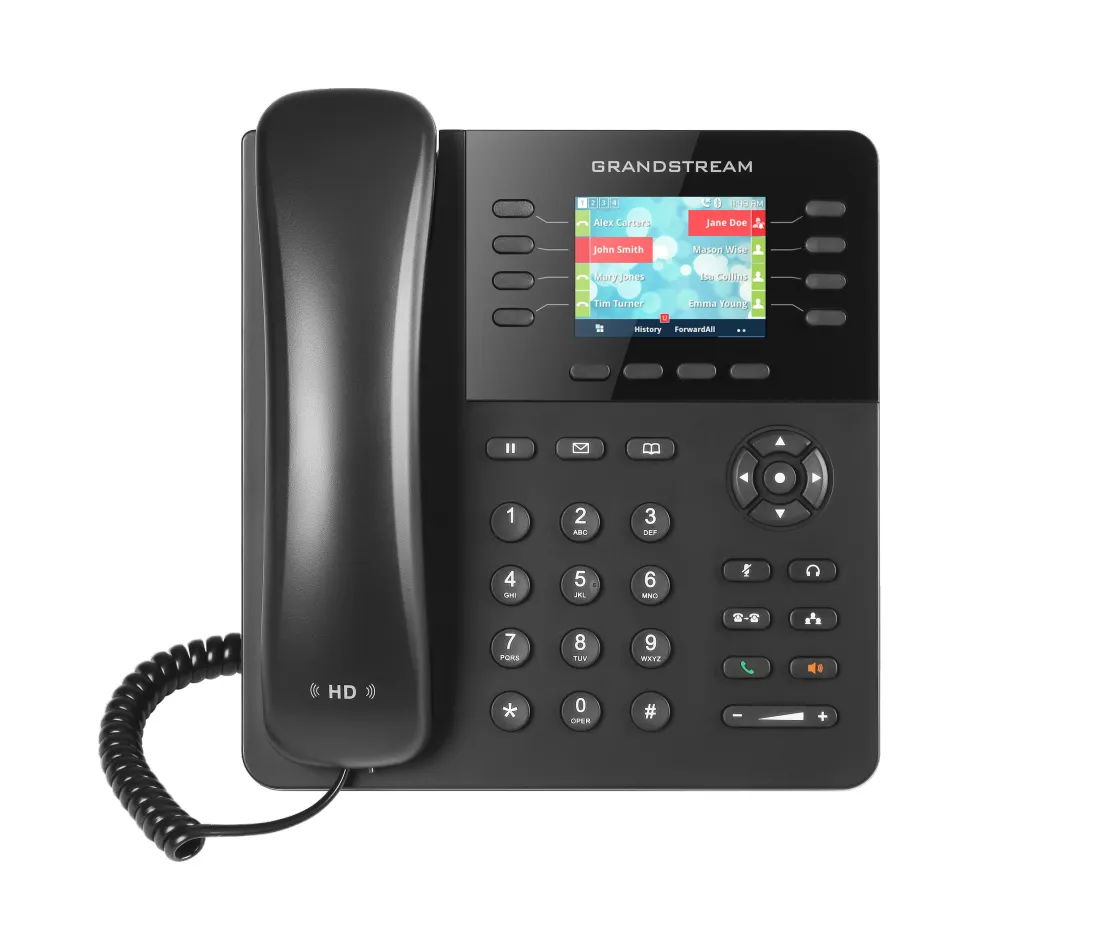 Grandstream GXP2135 Teléfono IP con Pantalla a Color y Soporte para PoE