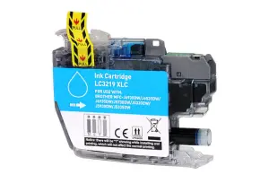 Brother LC3219XL Cartucho de Tinta Cian Compatible Reemplazo LC3219XLC