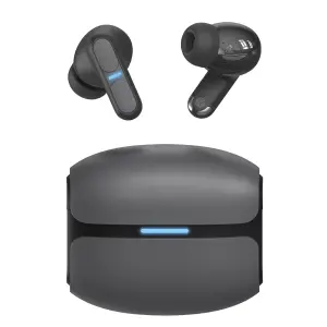 Leotec TWS Gaming Nebula Fit Auriculares Bluetooth 6.0 con Estuche de Carga Negro