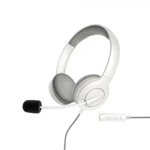 Energy Sistem Office 3 White - Headset Diadema Ajustable con Micrófono