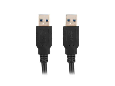 LANBERG Cable USB 3.2 Gen 1 de 1,8 m Negro CA-USBA-30CU-0018-BK