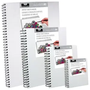 Royal Langnickel Cuaderno De Bocetos A4 Espiral Con Cubierta De Lona