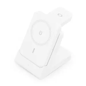 Aisens Cargador Inalámbrico USB-C 15W 4 en 1 Blanco