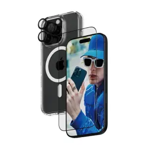 PanzerGlass 3-in-1 Bundle Protec. iPhone 16 Pro