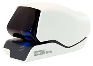 Rapid Grapadora Eléctrica Supreme 5025E - 25 Hojas - Carga de Cartucho - Blanco