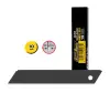 Olfa Pack de 10 Cuchillas Negras de Repuesto para Cutters - 8 Segmentos, Ancho 18mm