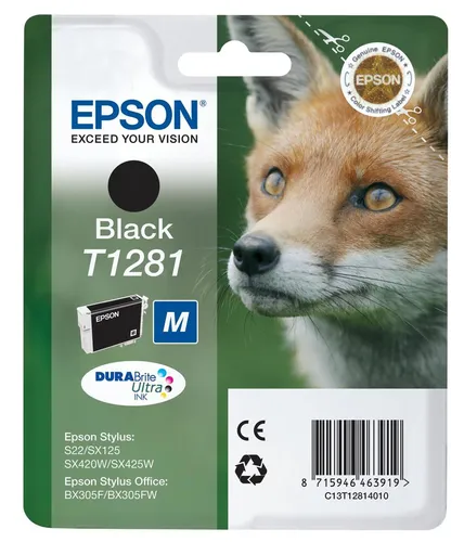 Epson Tinta Negra Stylus S22 SX125 SX420W SX425W BX305F BX305FW