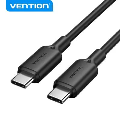 Vention Cable Usb - Conector Niquelado - Potencia 60W - Corriente Max. 3A - Color Negro