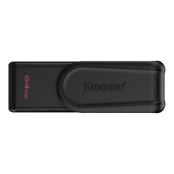 Kingston Datatraveler Exodia Memoria Usb 64Gb - Usb 3.2 Gen 1 - Tapa Giratoria - Color Negro