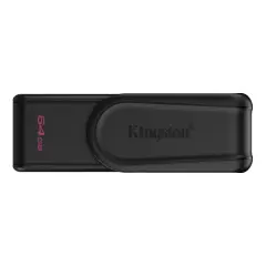 Kingston DataTraveler Exodia Memoria USB 64GB - USB 3.2 Gen 1 - Tapa Giratoria - Color Negro