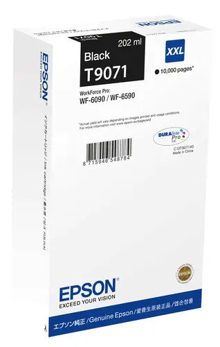 Epson T9071 Negro Cartucho De Tinta Pigmentada Generico - Reemplaza C13T907140