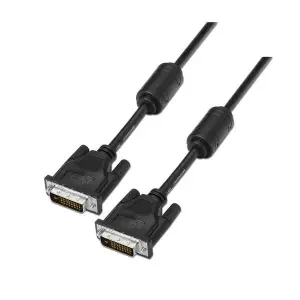 Aisens Cable DVI Dual Link 24+1 Macho a Macho 1.8m 2560 x 1600 Negro