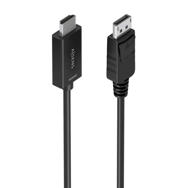 Aisens Cable Conversor DisplayPort a HDMI 4K 60Hz - DP/M-HDMI/M - 3.0m - Negro