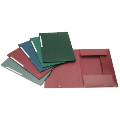 Grafoplás Carpeta Polygraph 3 Solapas Con Cierre Goma PP Semi-Rígido Folio Verde
