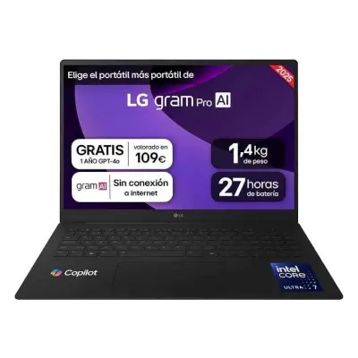 LG 16Z90TP-K.AD88B U7-255H 16" OLED, 32GB RAM, 1TB SSD, Windows 11 Home