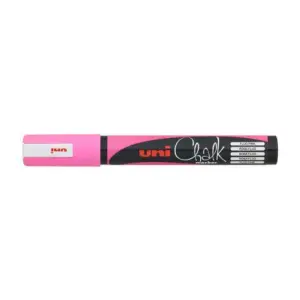 Uni-Ball Marcador De Tiza Líquida Chalk PWE-5M Rosa Flúor