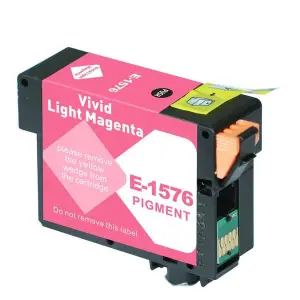 Epson T1576 Cartucho de Tinta Pigmentada Magenta Light - Reemplazo C13T15764010
