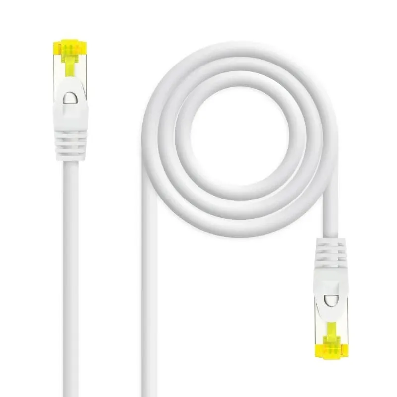 Nanocable Cable de Red RJ45 LSZH Cat.6a S/FTP AWG26 0.50m Blanco